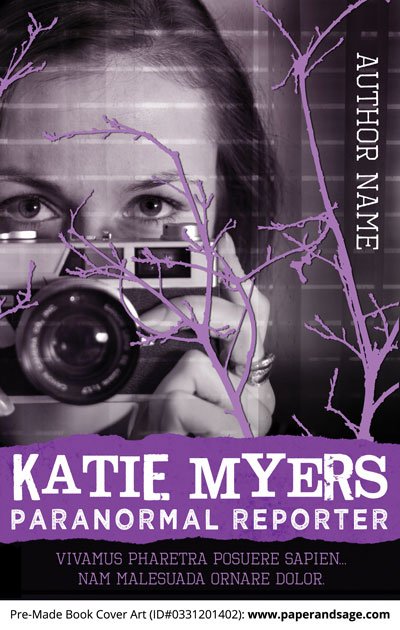 Pre-Made Book Cover ID#0331201402 (Katie Myers: Paranormal Reporter)