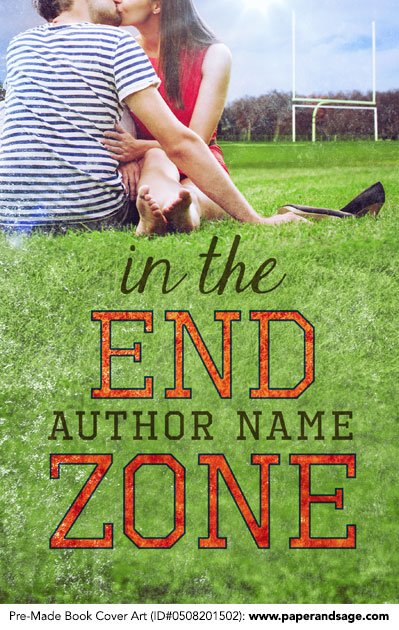 Pre-Made Book Cover ID#0508201502 (In the End Zone)