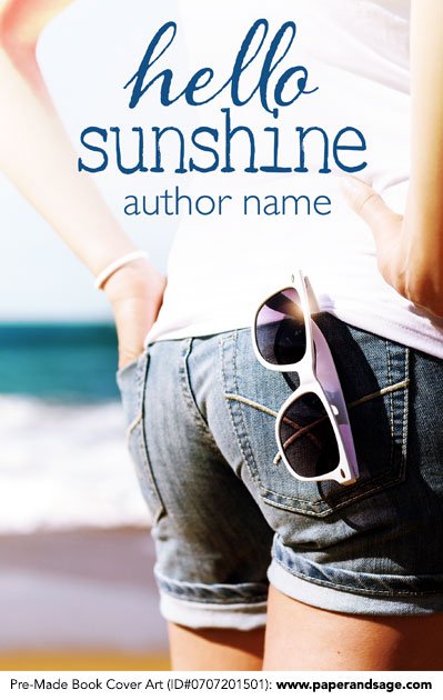 Pre-Made Book Cover ID#0707201501 (Hello Sunshine)