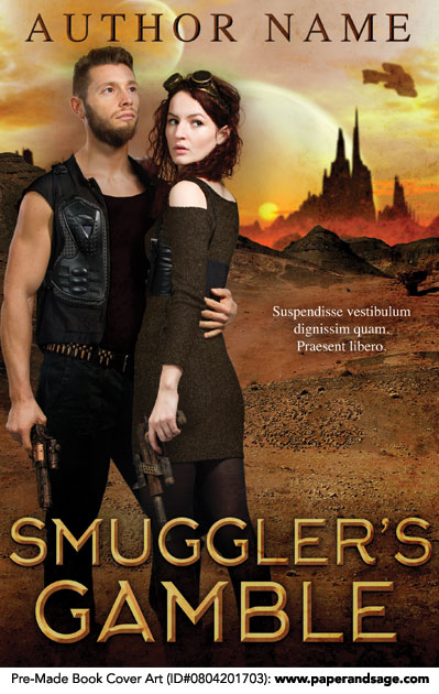 Pre-Made Book Cover ID#0804201703 (Smuggler's Gamble)