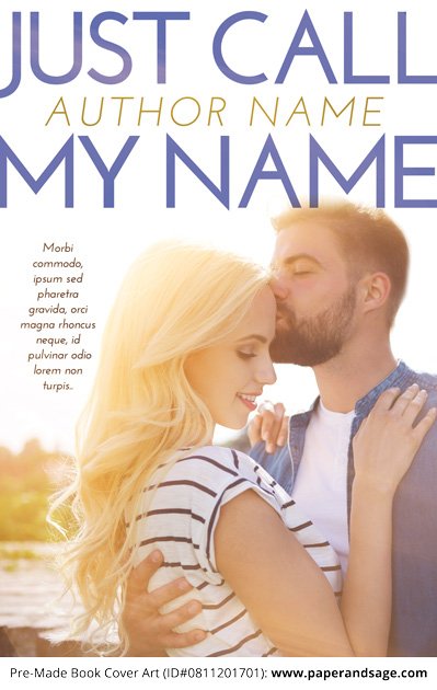 Pre-Made Book Cover ID#0811201701 (Just Call My Name)