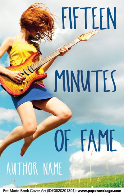 Pre-Made Book Cover ID#0820201301 (Fifteen Minutes of Fame)
