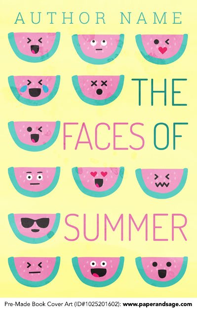 Pre-Made Book Cover ID#1025201602 (The Faces of Summer)