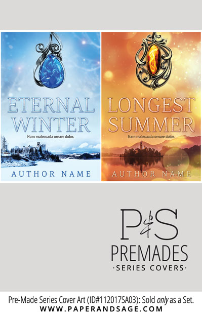 PreMade Series Covers ID#112017SA03 (Eternal Winter Series, Only Sold as a Set)