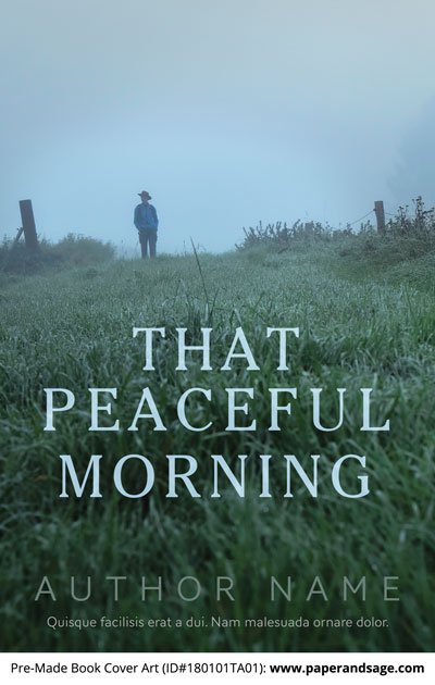 Pre-Made Book Cover ID#180101TA01 (That Peaceful Morning)