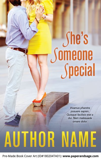 Pre-Made Book Cover ID#180204TA01 (She's Someone Special)