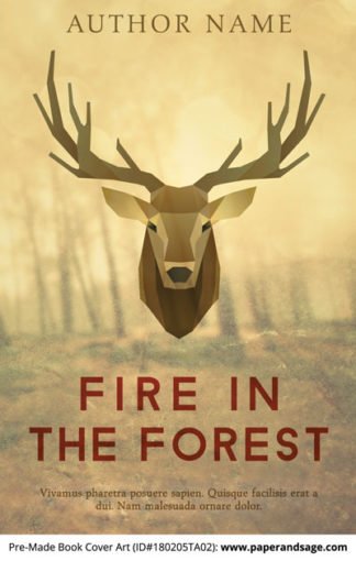 Pre-Made Book Cover ID#180205TA02 (Fire in the Forest)