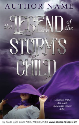 Pre-Made Book Cover ID#180305TA03 (Legend of the Storm's Child)