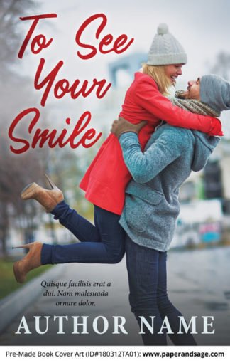 Pre-Made Book Cover ID#180312TA01 (To See Your Smile)