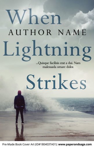 Pre-Made Book Cover ID#180403TA01 (When Lightning Strikes)