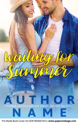Pre-Made Book Cover ID#180406TA01 (Waiting for Summer)