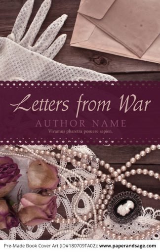 Pre-Made Book Cover ID#180709TA02 (Letters from War)