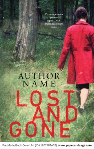 Pre-Made Book Cover ID#180718TA02 (Lost and Gone)