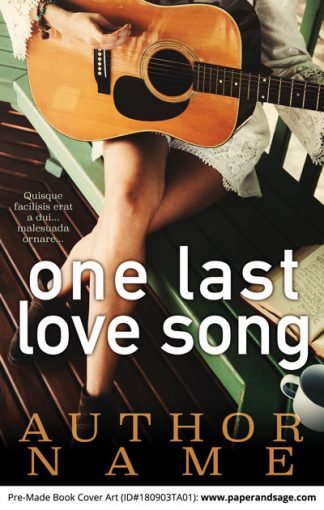 Pre-Made Book Cover ID#180903TA01 (One Last Love Song)