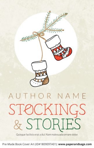 Pre-Made Book Cover ID#180909TA01 (Stockings & Stories)