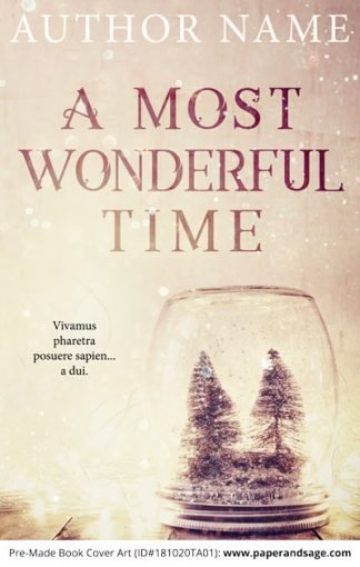 Pre-Made Book Cover ID#181020TA01 (A Most Wonderful Time)