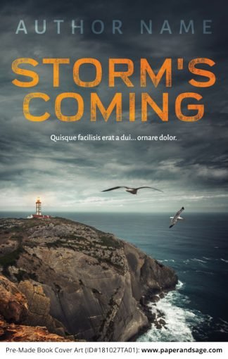 Pre-Made Book Cover ID#181027TA01 (Storm's Coming)