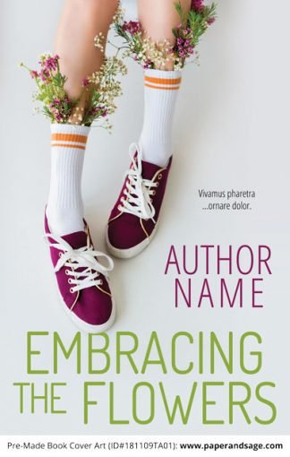 Pre-Made Book Cover ID#181109TA01 (Embracing the Flowers)