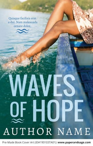 Pre-Made Book Cover ID#190103TA01 (Waves of Hope)