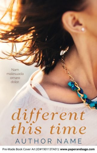 Pre-Made Book Cover ID#190113TA01 (Different This Time)