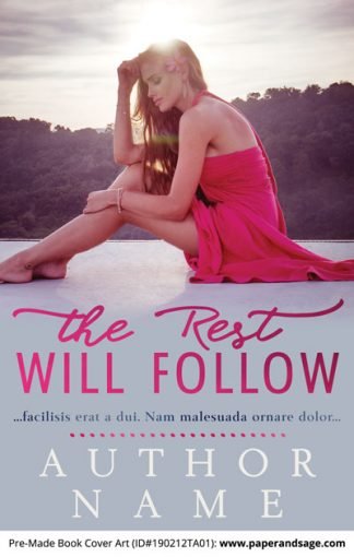 Pre-Made Book Cover ID#190212TA01 (The Rest Will Follow)