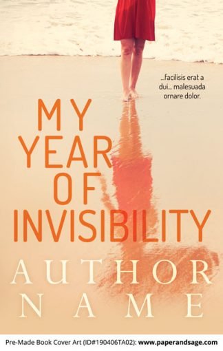 Pre-Made Book Cover ID#190406TA02 (My Year of Invisibility)