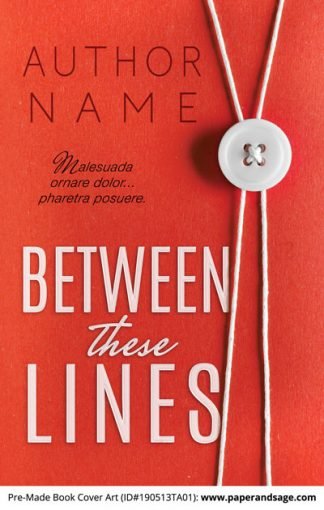Pre-Made Book Cover ID#190513TA01 (Between These Lines)
