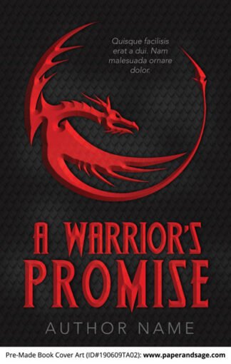 Pre-Made Book Cover ID#190609TA02 (A Warrior's Promise)