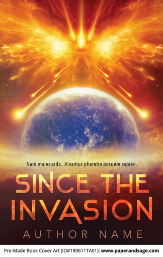 Pre-Made Book Cover ID#190611TA01 (Since the Invasion)