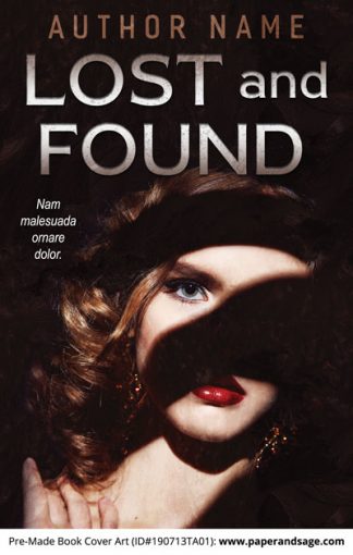 Pre-Made Book Cover ID#190713TA01 (Lost and Found)