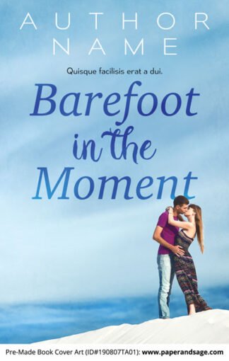 Pre-Made Book Cover ID#190807TA01 (Barefoot in the Moment)