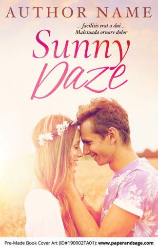 Pre-Made Book Cover ID#190902TA01 (Sunny Daze)