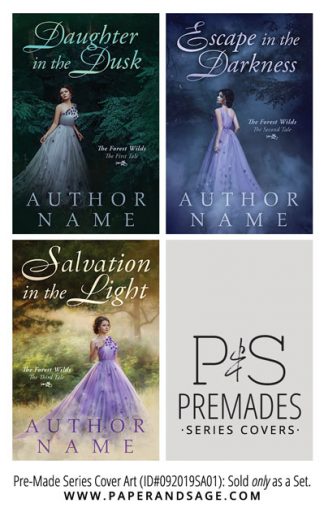 PreMade Series Covers ID#092019SA01 (The Forest Wilds Series, Only Sold as a Set)