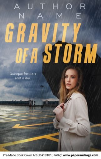 Pre-Made Book Cover ID#191013TA02 (Gravity of a Storm)