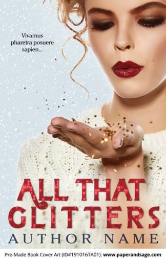 Pre-Made Book Cover ID#191016TA01 (All That Glitters)