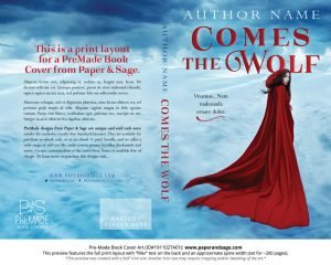 Pre-Made Book Cover ID#191102TA01 (Comes the Wolf)