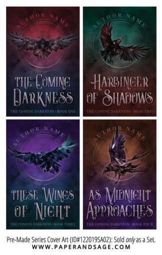 PreMade Series Covers ID#122019SA02 (Coming Darkness Series, Only Sold as a Set)
