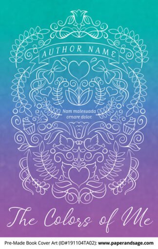 Pre-Made Book Cover ID#191104TA02 (The Colors of Me)