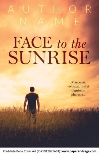 Pre-Made Book Cover ID#191209TA01 (Face to the Sunrise)