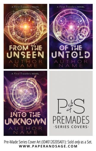 PreMade Series Covers ID#012020SA01 (The First Travelers Series, Only Sold as a Set)