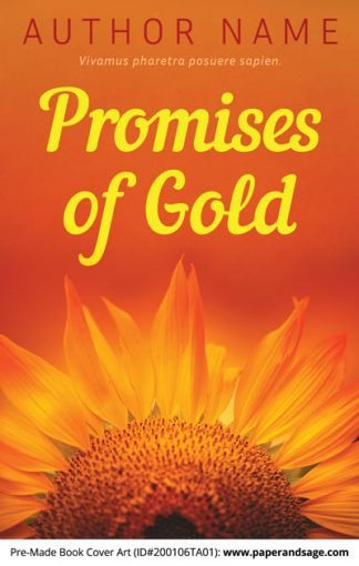 Pre-Made Book Cover ID#200106TA01 (Promises of Gold)