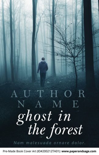 Pre-Made Book Cover ID#200212TA01 (Ghost in the Forest)