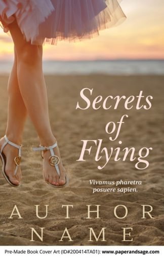 Pre-Made Book Cover ID#200414TA01 (Secrets of Flying)