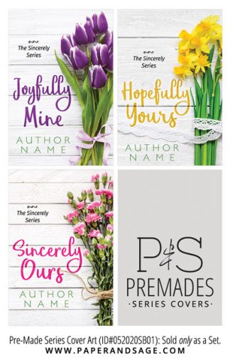 PreMade Series Covers ID#052020SB01 (Sincerely Series, Only Sold as a Set)