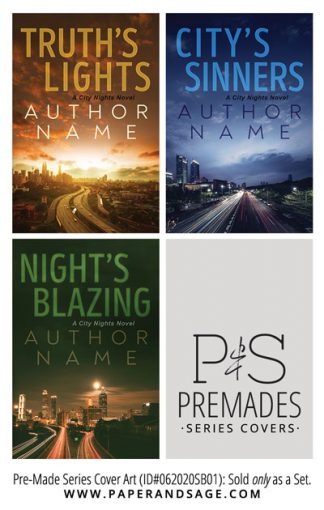 PreMade Series Covers ID#062020SB01 (City Nights Series, Only Sold as a Set)