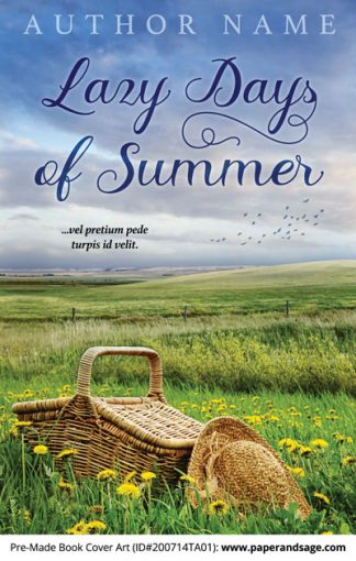Pre-Made Book Cover ID#200714TA01 (Lazy Days of Summer)