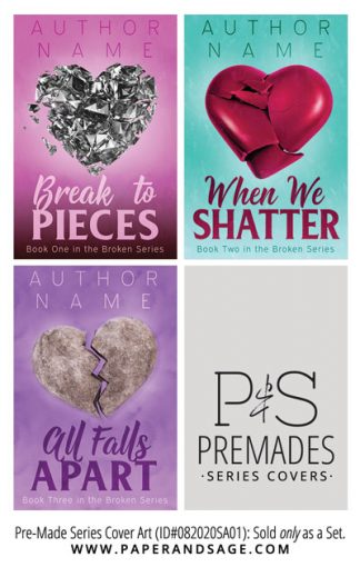 PreMade Series Covers ID#082020SA01 (Broken Series, Only Sold as a Set)