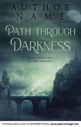 Pre-Made Book Cover ID#200810TA02 (Path Through Darkness)