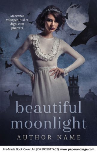 Pre-Made Book Cover ID#200901TA02 (Beautiful Moonlight)