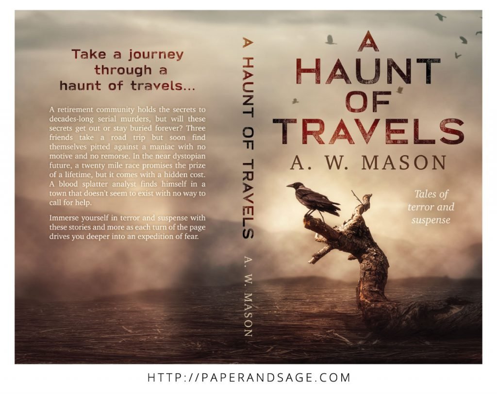 Print layout for A Haunt of Travels by AW Mason
